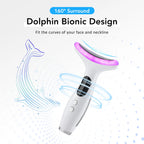  EMS Face Neck Beauty Device 7 Colors LED Light Skin Rejuvenation Tightening anti Wrinkles Vibration Facial Lifting Massager